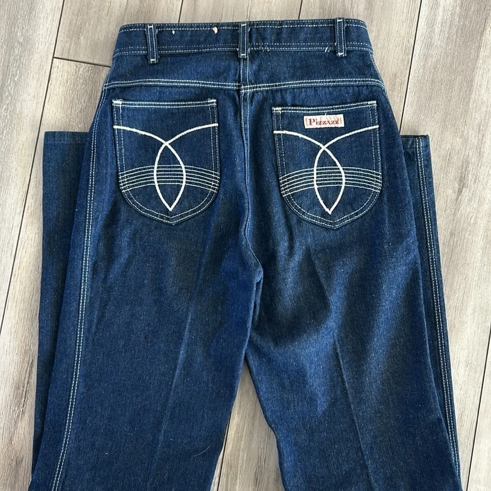 Vintage Y2K 1995 PIZZAZZ high rise straight leg retro jeans size 28 long tall